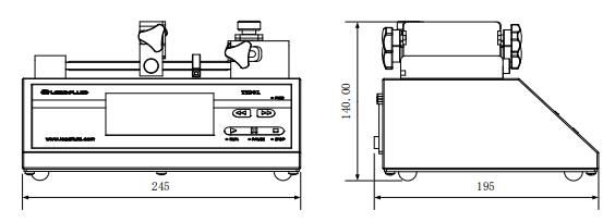 實驗室注射泵尺寸圖